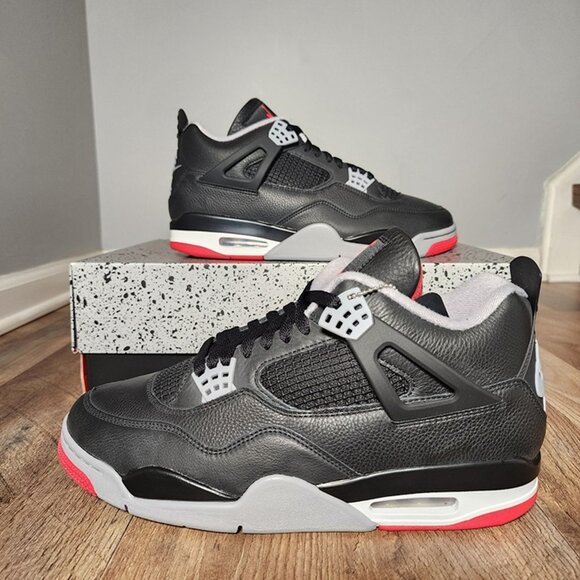 Air Jordan 4 Retro Bred Reimagined - Picture 1 of 5